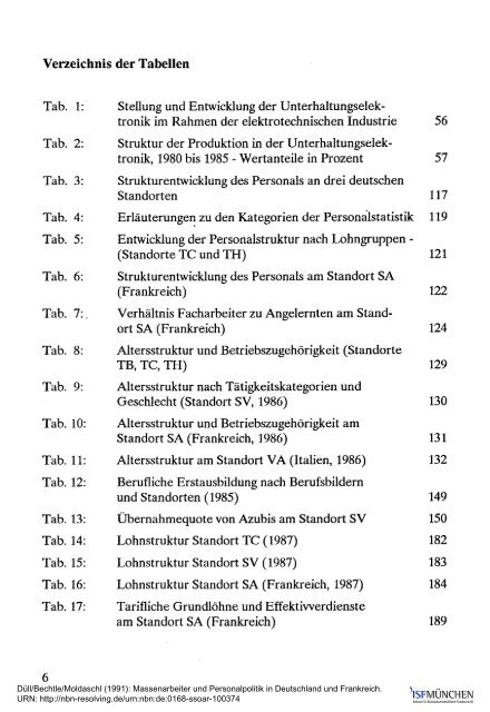 Massenarbeiter und Personalpolitik in Deutschland ... - ISF München