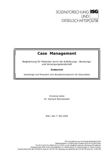 Case Management - ISG