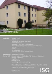 Mietwohnanlage Waizenkirchen, Thallham 11/12 - ISG