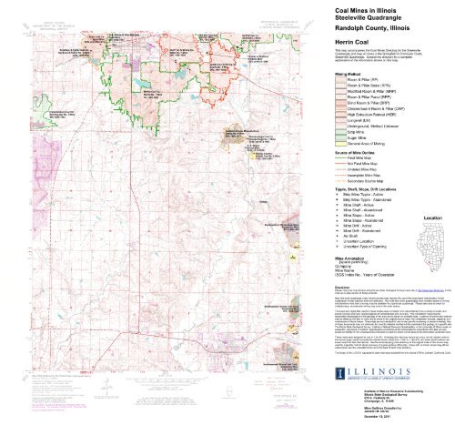 Illinois Mine Subsidence Map Steeleville Quadrangle Map And Directory - Illinois State Geological ...