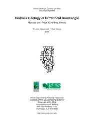 Bedrock Geology of Brownfield Quadrangle - Illinois State ...