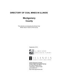 DIRECTORY OF COAL MINES IN ILLINOIS Montgomery County