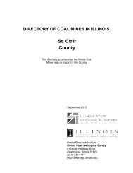 St. Clair County Mine Directory - Illinois State Geological Survey