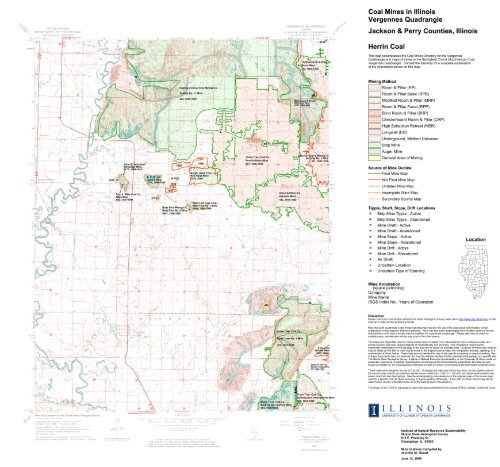 Vergennes Quadrangle Map and Directory - Illinois State Geological ...