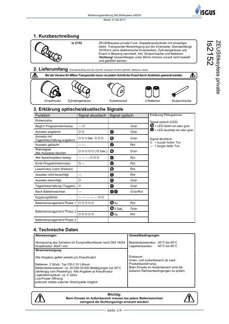 Is2152 - ISGUS-security