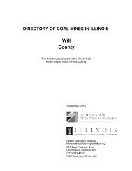 Will County Mine Directory - Illinois State Geological Survey
