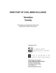 Vermilion County Mine Directory - Illinois State Geological Survey