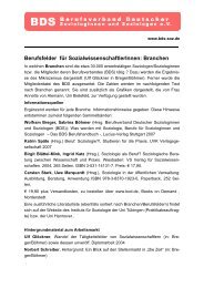 Berufsfelder fÃ¼r SozialwissenschaftlerInnen: Branchen - Institut fÃ¼r ...