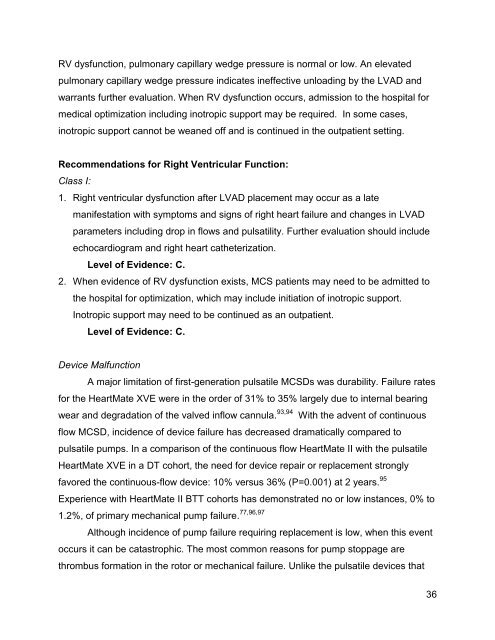 Task Force 4: Inpatient Management of Patients with MCSD - The ...