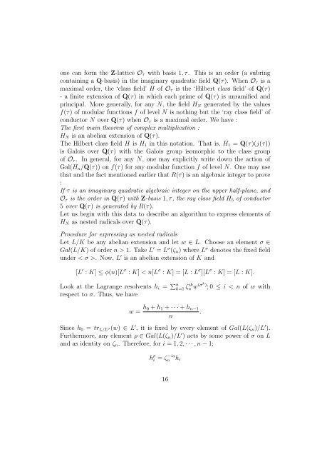 Ramanujan's route to roots of roots - Indian Statistical Institute