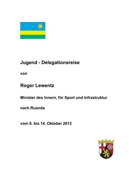 II. Informationen zu Ruanda - beim Ministerium des Innern,fÃ¼r Sport ...