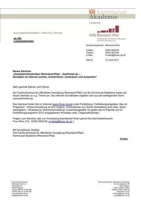 Kommunal-Akademie Rheinland-Pfalz e