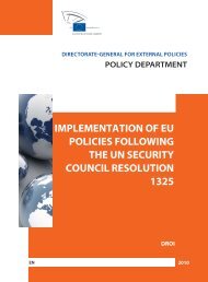 implementation of eu policies following the un security ... - ISIS Europe