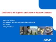 The benefits of magnetic levitation in neutron choppers - ISIS