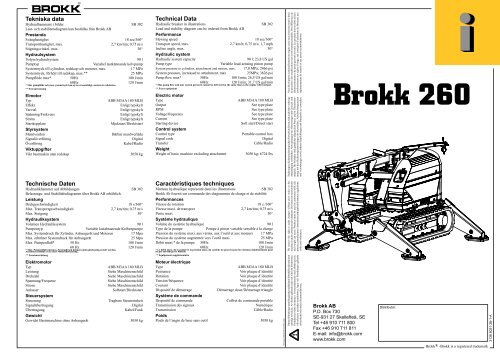 Brokk 260 - ATC-BTP Industrie