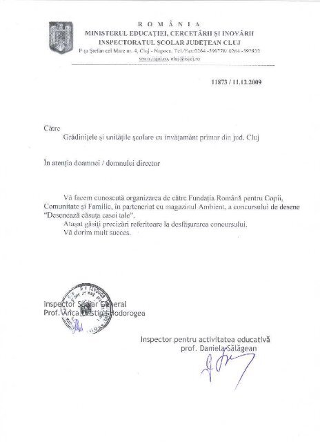 Concurs de desen cu tema âDeseneaza Casuta Casutei Taleâ