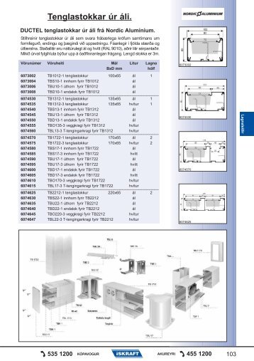Tenglastokkar Ãºr Ã¡li.