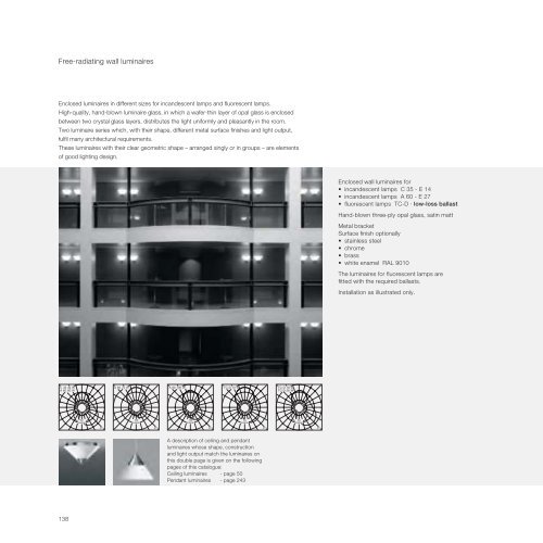 Catalogue of Luminaires 57