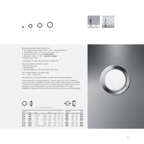 Catalogue of Luminaires 57