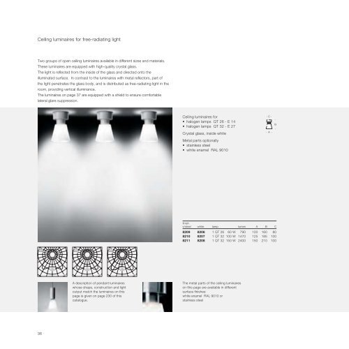 Catalogue of Luminaires 57