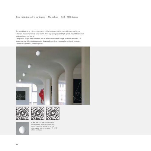 Catalogue of Luminaires 57