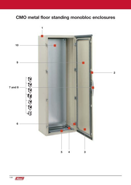 Cmo Metal Floor Standing Monobloc Enclosures