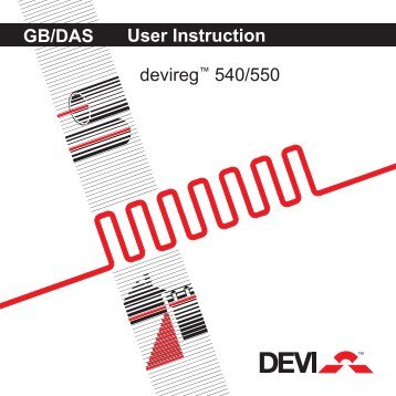 User Instruction deviregâ¢ 540/550 GB/DAS