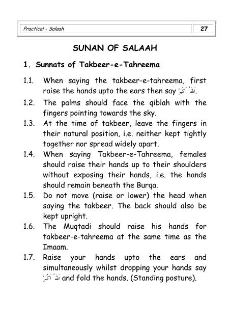 Practical guide to Purity and Salah - IslamEasy.org