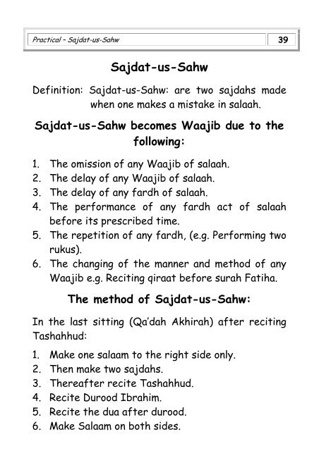 Practical guide to Purity and Salah - IslamEasy.org