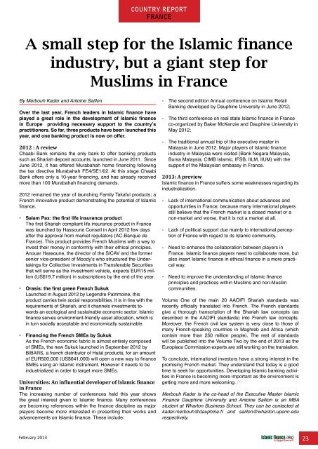 View PDF Edition - Islamic Finance News