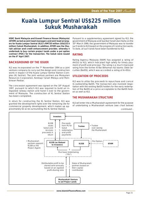 RAKIA Sukuk (continued...) - Islamic Finance News