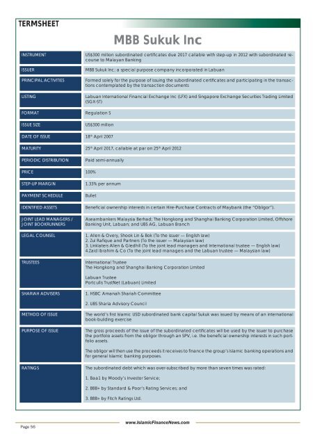 RAKIA Sukuk (continued...) - Islamic Finance News