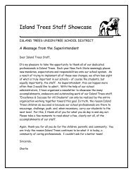 Island Trees Staff Showcase - Island Trees Public Schools