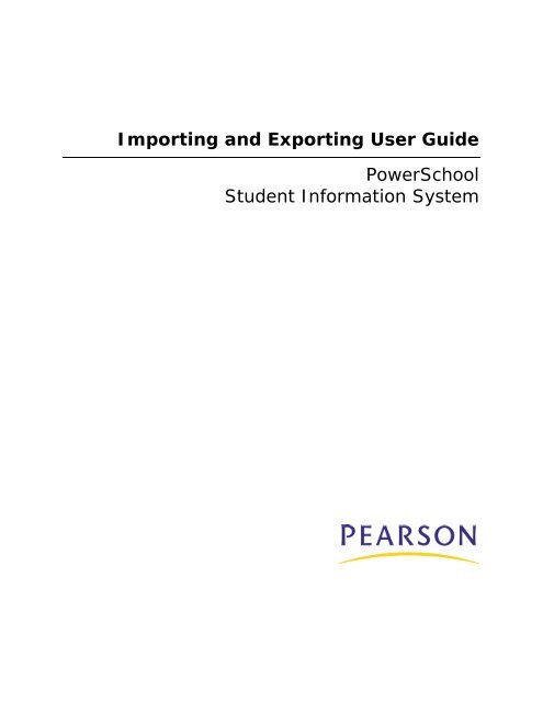 Importing and Exporting User Guide - Help Desk