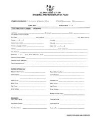 Kindergarten Registration Form - Island Trees Public Schools