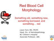 Red Blood Cell Morphology Something old, something new ...