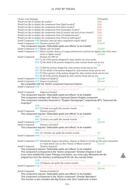 i Entire installation instructions for the Baldur's Gate Mega-Mod