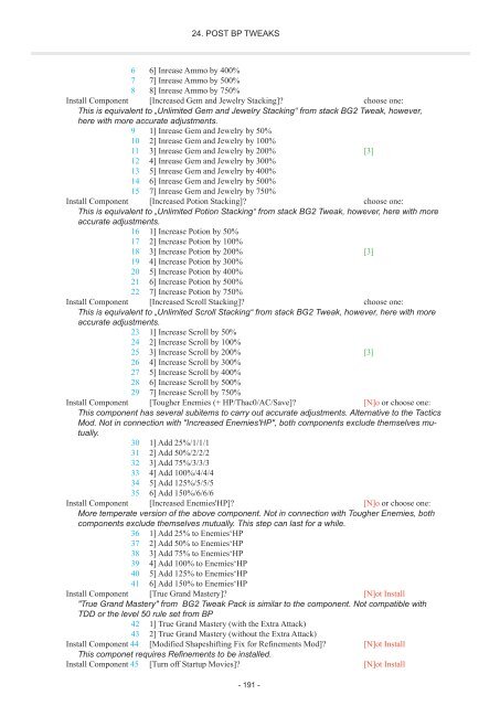 i Entire installation instructions for the Baldur's Gate Mega-Mod