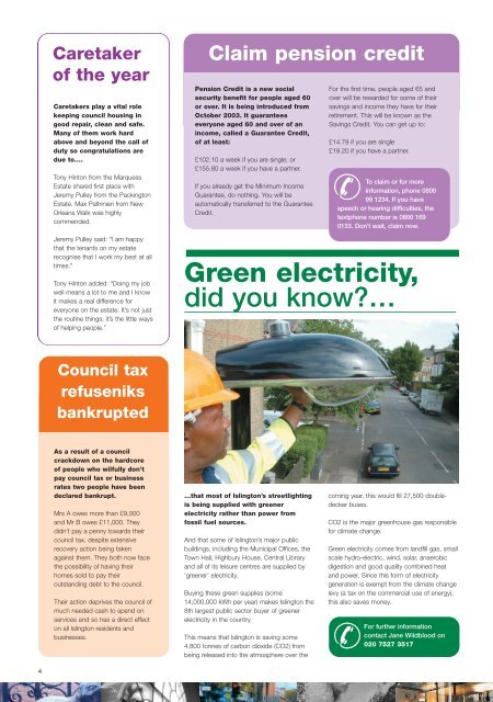 Download Islington - Issue 16 ( pdf - 1.6MB ) - Islington Council