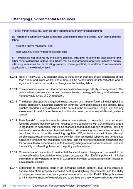 Development Management Policies - Direction of ... - Islington Council