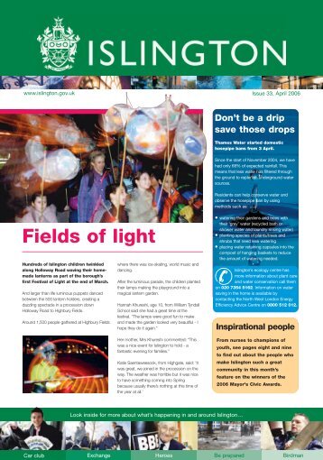 Fields of light - Islington Council