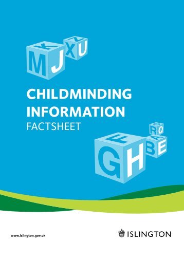 Childminding information - Islington Council