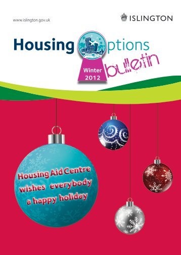 Housing Bulletin - Winter 2012 - Islington Council