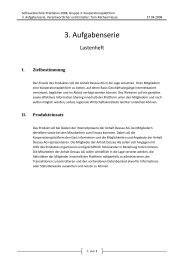 Lastenheft - Softwaretechnik-Praktikum