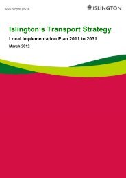 Islington's Transport Strategy and Local ... - Islington Council