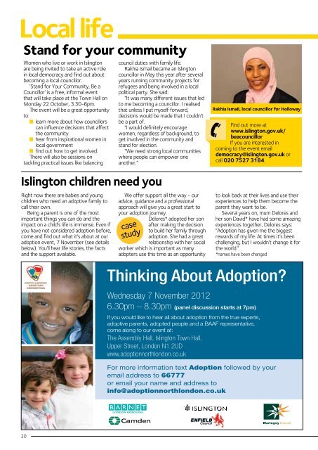 Download IslingtonLife - Autumn 2012 - Islington Council