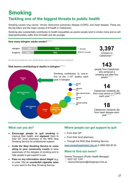 Caledonian Ward Profile - Islington Council