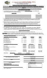 school bus service understanding and financial agreement