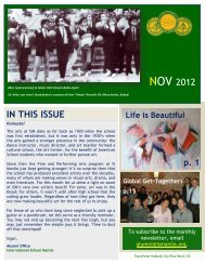 View the newsletter here! - International School Manila