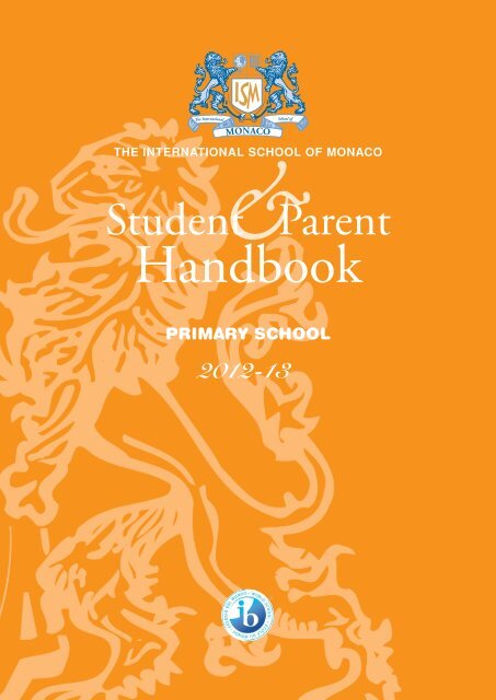 Handbook Primary - The International School of Monaco